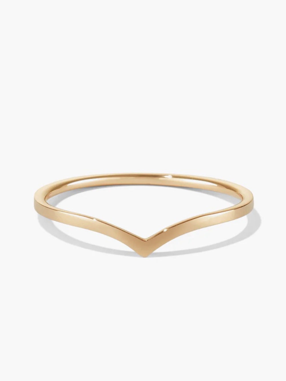 Mejuri Wishbone Ring - 14k Yellow Gold Size 7